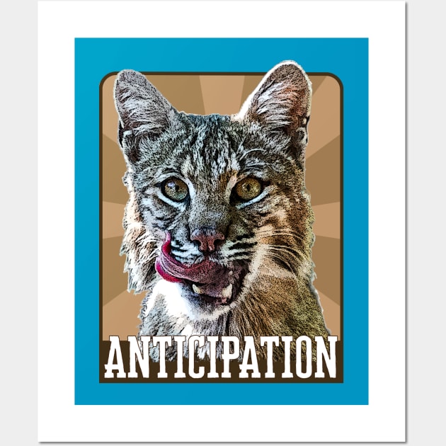 Anticipation- bobcat Wall Art by Ripples of Time